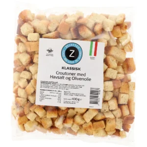 Croutons sea salt and olive oil