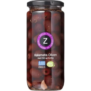 Kalamata with chili and garlic
