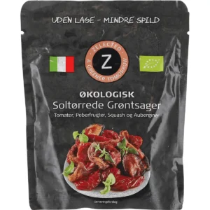 Organic sun-dried vegetables