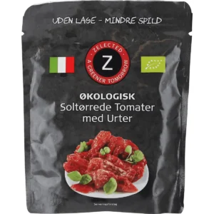 Organic sun-dried tomatoes with herbs