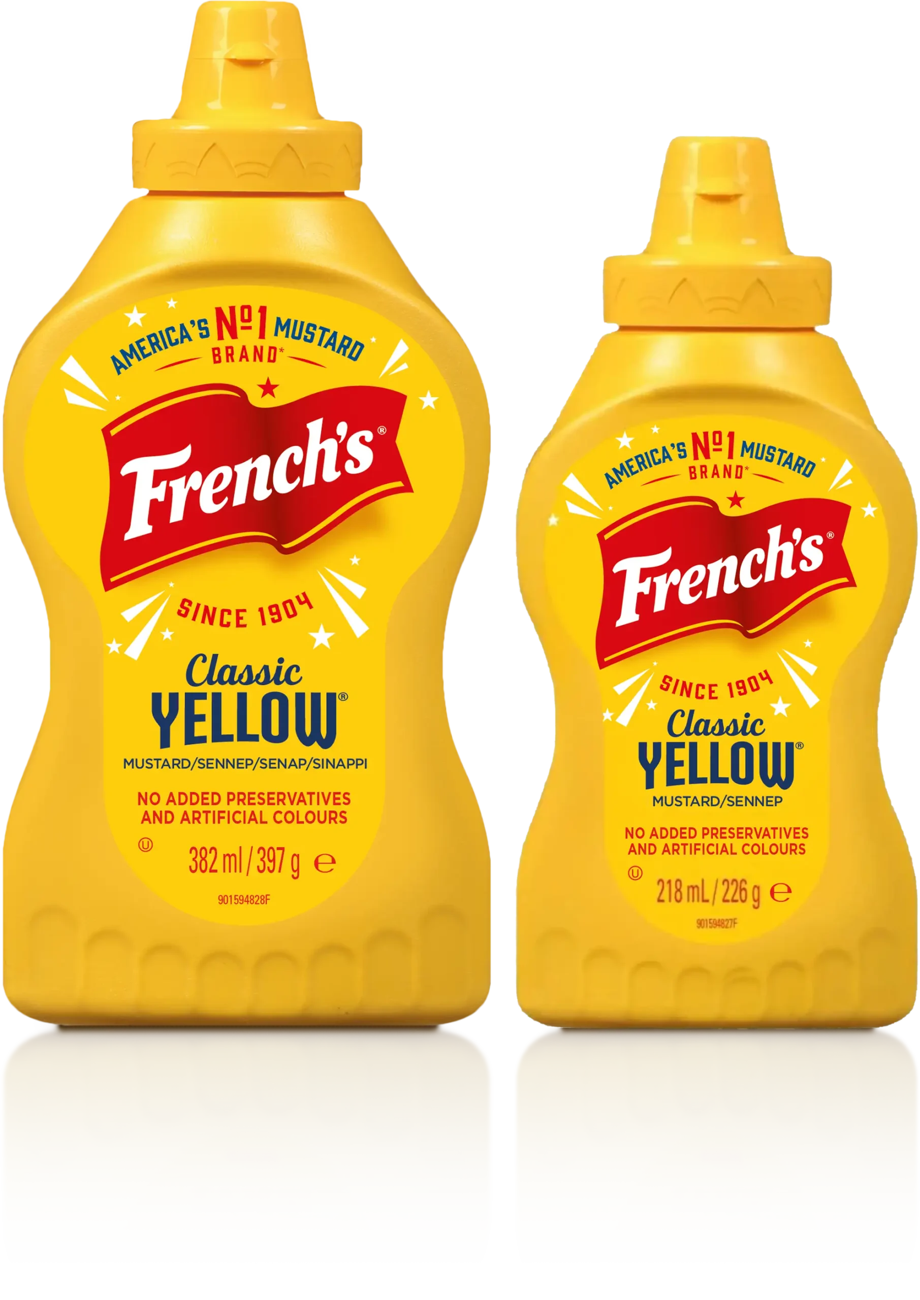 French’s Classic Yellow mustard x2