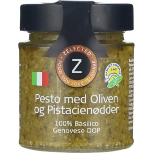 Pesto with Olives and Pistachios